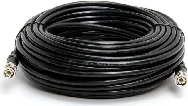 Alt view image 2 of 3 - Cmple RG59U 75 Feet BNC Male to BNC Male, 75 Ohm, Coaxial BNC to BNC Video Cable, 75FT Black