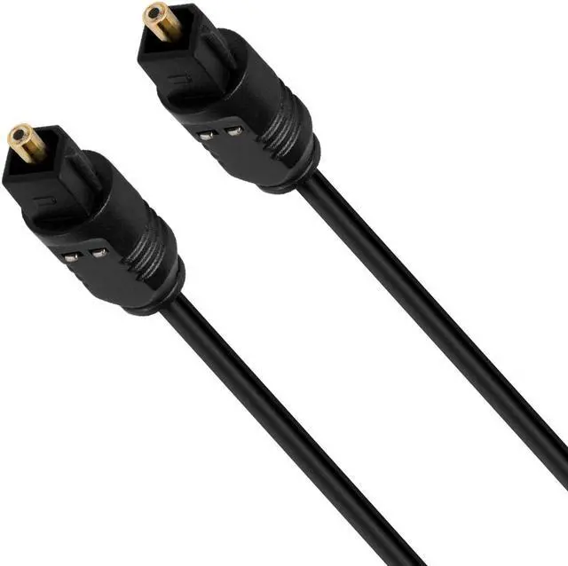 Alt view image 3 of 4 - Cmple - Optical Audio Cable 6ft - Slim Fiber Optic Cable Ultra-Thin Gold Plated Toslink Cable Digital S/PDIF Audio For Soundbar Av Receivers, TV Sound Bar, Game Console Slim Optical cord
