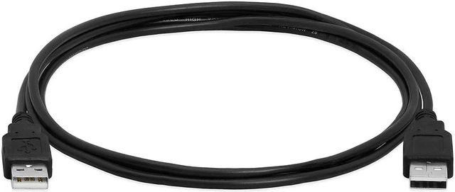 Alt view image 6 of 7 - Cmple USB 2.0 Male to Male Cable High-Speed USB 2.0 A to A Extension Cable for Data Transfer – 6 Feet, Black