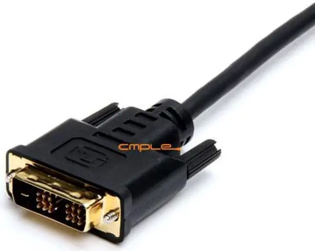 Alt view image 3 of 10 - CMPLE - HDMI to DVI Adapter Cable Bi Directional High Speed Monitor Cable for PC Laptop HDTV Projector - 6 feet