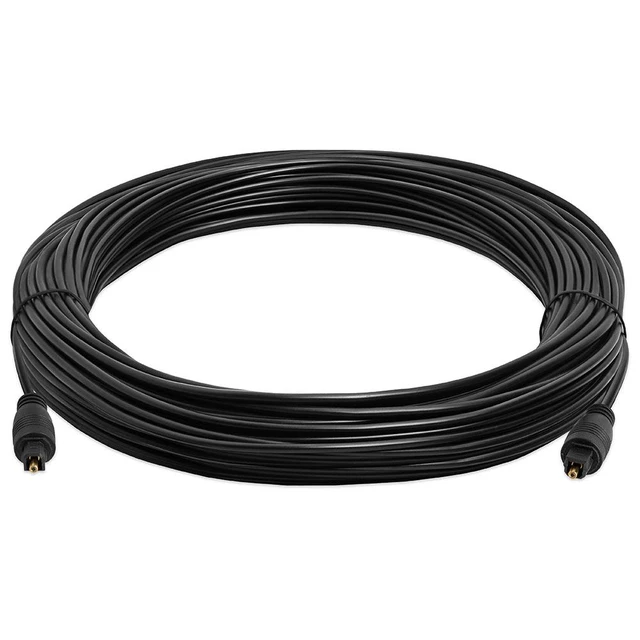 Alt view image 2 of 4 - Cmple - TOSLink Optical Digital Audio Cable SPDIF Compatible with Dolby Digital DTS Surround Sound Bar Cord - 75 Feet