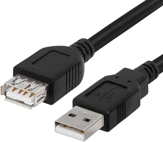 Alt view image 2 of 7 - Cmple - [20 PACK] 10 FT USB Extension Cord, USB-A Male to Female Extender, USB 2.0 Charge & Data Transfer Cord for Mac, PC, PlayStation, XBOX, Gamepad, Flash Drive, Hard Drive, Keyboard, Mouse