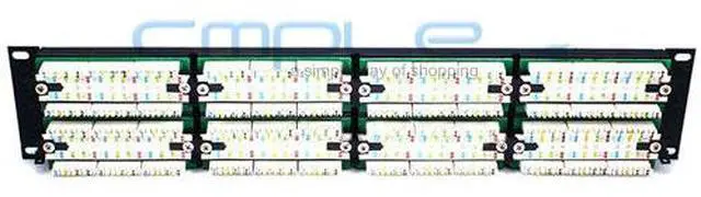 Alt view image 2 of 2 - Cmple - Cat5e Panel 110Type 48 port (568A/B Compatible), Enhanced