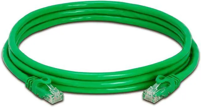 Alt view image 2 of 6 - Cmple - [10 PACK] 7 Feet Cat6 Ethernet Cable, 10Gbps - 550Mhz Patch Cable,  Internet Network Cord, UTP Computer LAN Cable with RJ45 Connectors, Cat 6 Wire - Green