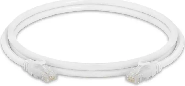 Alt view image 2 of 7 - Cmple - [20 PACK] 5 Feet Cat6 Ethernet Cable, Network Patch Cord, 550 MHz 10 Gbps Cat6 Internet Wire, Computer LAN Cable with RJ-45 Connectors - White