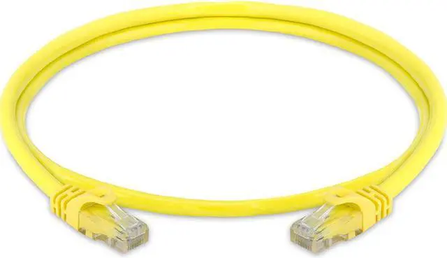 Alt view image 2 of 6 - Cmple - 50 Pack Cat 6 Ethernet Cable 3 ft 10Gbps Internet Cable with RJ45 Connectors 550MHz Cat6 Patch Cord for Computer, WiFi Router, Modem - Yellow