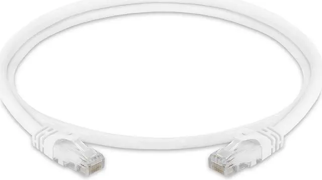 Alt view image 2 of 7 - Cmple - [20 PACK] 3 Feet Cat6 Ethernet Cable, Network Patch Cord, 550 MHz 10 Gbps Cat6 Internet Wire, Computer LAN Cable with RJ-45 Connectors - White