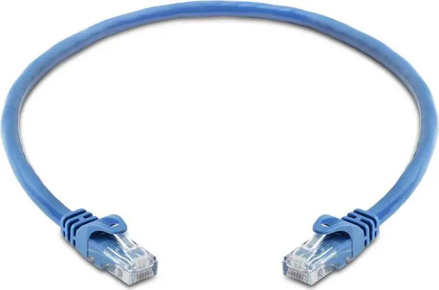Alt view image 2 of 6 - Cmple - 50 Pack Cat 6 Ethernet Cable 1.5 ft 10Gbps Internet Cable with RJ45 Connectors 550MHz Cat6 Patch Cord for Computer, WiFi Router, Modem - Blue