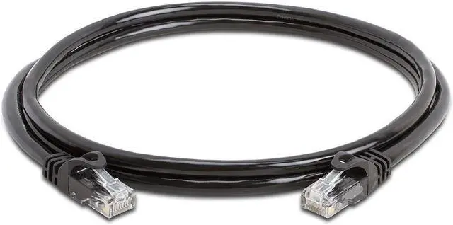 Alt view image 3 of 7 - Cmple - [20 PACK] 5 Feet Cat6 Ethernet Cable, Network Patch Cord, 550 MHz 10 Gbps Cat6 Internet Wire, Computer LAN Cable with RJ-45 Connectors - Black