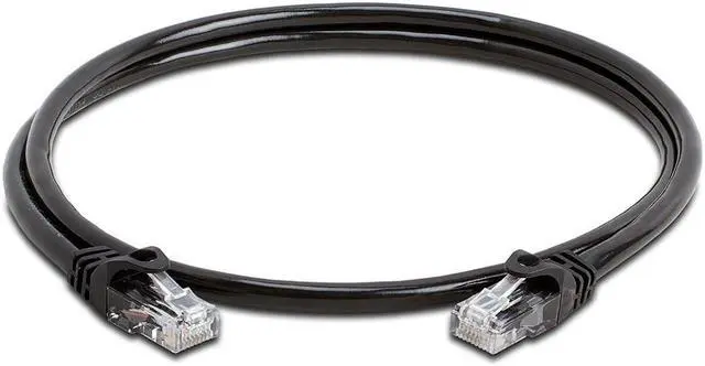 Alt view image 3 of 7 - Cmple - [20 PACK] 3 Feet Cat6 Ethernet Cable, Network Patch Cord, 550 MHz 10 Gbps Cat6 Internet Wire, Computer LAN Cable with RJ-45 Connectors - Black