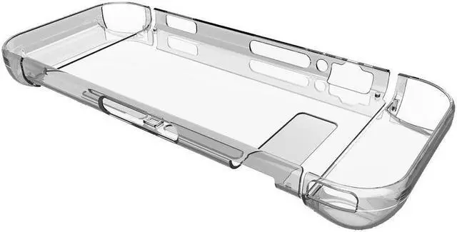 Alt view image 7 of 7 - Crystal Clear Protective Case Cover Storage Shell for Nintendo Switch Console