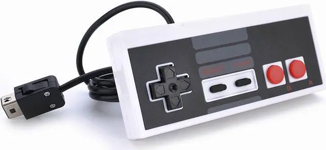 Alt view image 2 of 7 - OSTENT 6 Feet Wired Controller Gamepad for Nintendo NES Mini Classic Edition Famicom Mini Console