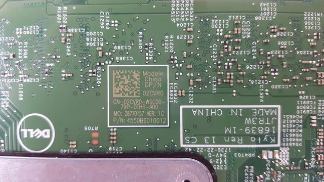 Alt view image 4 of 9 - Dell Inspiron 13 7370 Intel i5-8250U Laptop Motherboard 2CVR0 02CVR0 CN-02CVR0