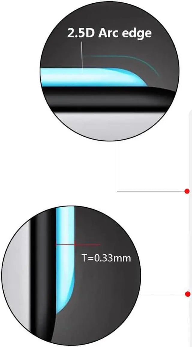 Alt view image 5 of 6 - 2X CLEAR HARD TEMPERED GLASS SCREEN PROTECTOR SAVER FOR MOTOROLA MOTO Z2 PLAY