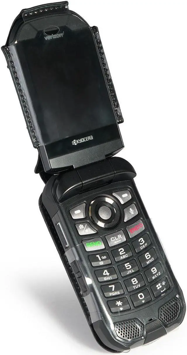 Alt view image 4 of 7 - Black Leather Case Belt Clip for Kyocera DuraXV Extreme DuraXE Epic DuraXA EQUIP