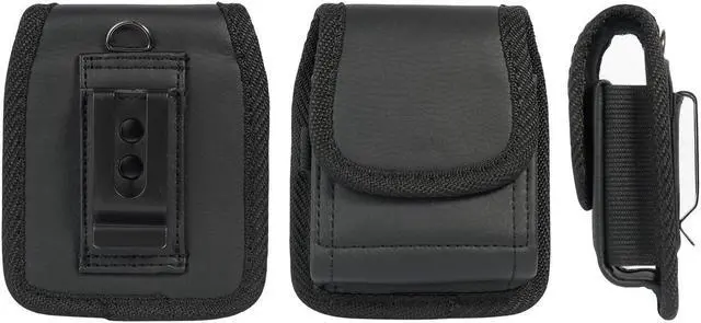 Alt view image 4 of 7 - Black Ribbed Case Cover and Belt Clip Holster for iPhone SE 2022 2020 (SE2 SE3)