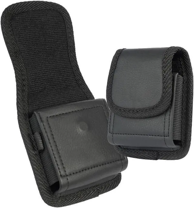 Alt view image 2 of 7 - Black Ribbed Case Cover and Belt Clip Holster for iPhone SE 2022 2020 (SE2 SE3)