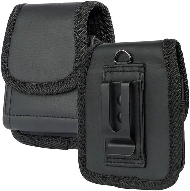 Main image of Black Ribbed Case Cover and Belt Clip Holster for iPhone SE 2022 2020 (SE2 SE3)