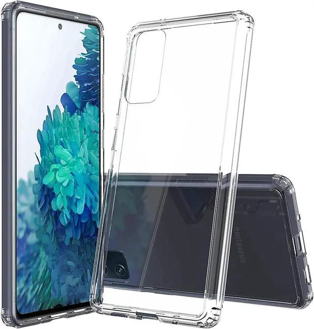 Main image of AquaFlex Transparent Anti-Shock Clear Case Slim Cover for Galaxy S20 FE 5G 2020