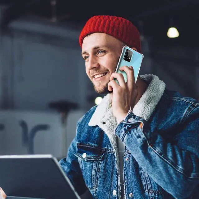 Alt view image 7 of 7 - Clear Transparent Anti-Shock Case Slim Cover for Samsung Galaxy A52 5G Phone