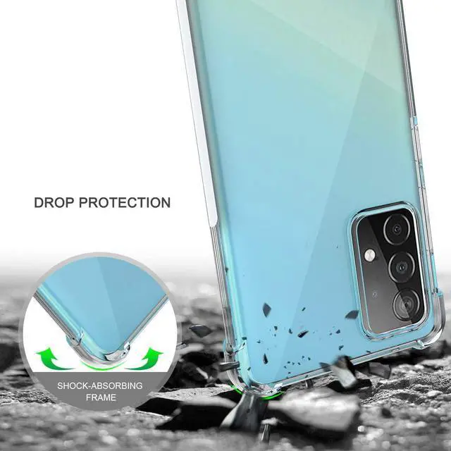 Alt view image 3 of 7 - Clear Transparent Anti-Shock Case Slim Cover for Samsung Galaxy A52 5G Phone