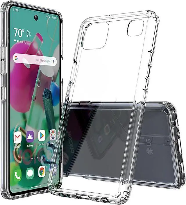 Main image of AquaFlex Transparent Anti-Shock Clear Case Slim Cover for LG K92 5G Phone