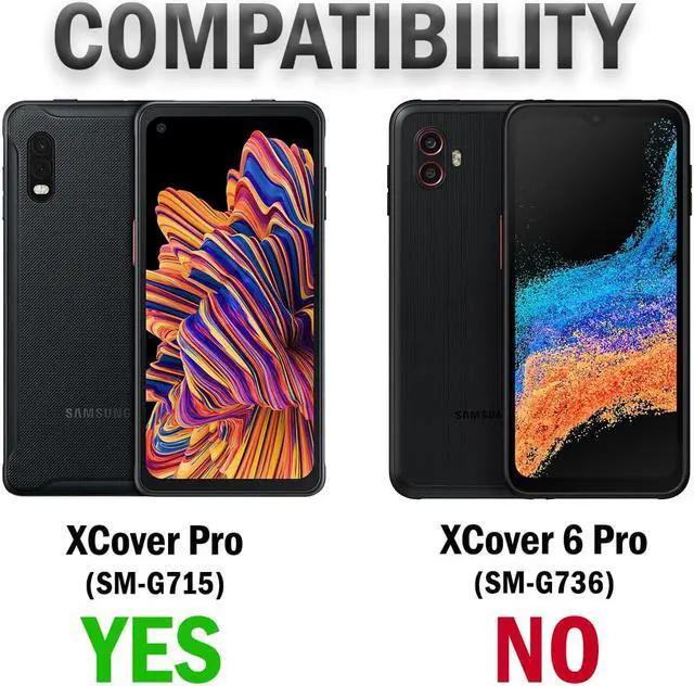 Alt view image 6 of 6 - AquaFlex Transparent Anti-Shock Clear Case Cover for Samsung Galaxy XCover Pro