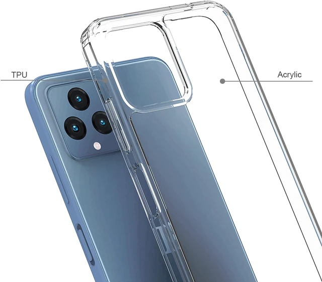 Alt view image 2 of 6 - AquaFlex Anti-Shock Clear Case Slim Cover for T-Mobile REVVL 6 5G / REVVL 6X 5G