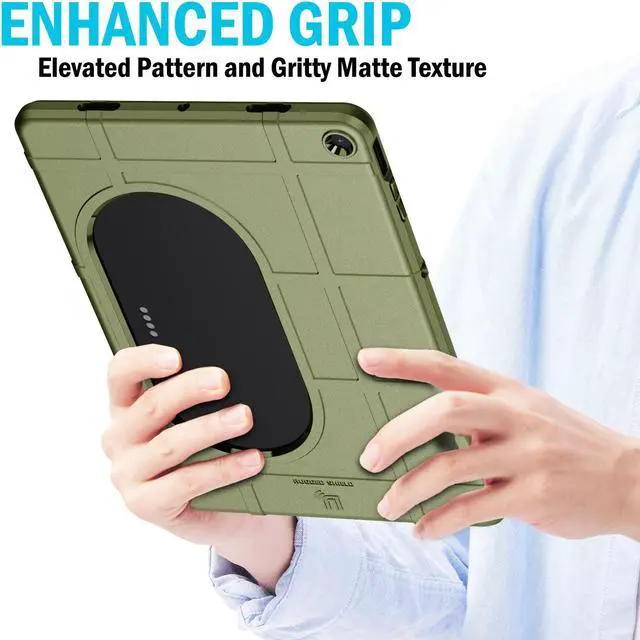 Alt view image 4 of 7 - Special Ops Case and Travel Cover Stand for Google Pixel Tablet - Olive Green