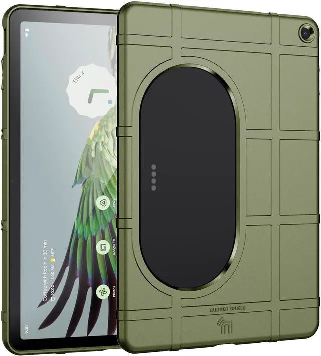 Alt view image 7 of 7 - Special Ops Rugged Shield Case for Google Pixel Tablet (2023) - Olive Green