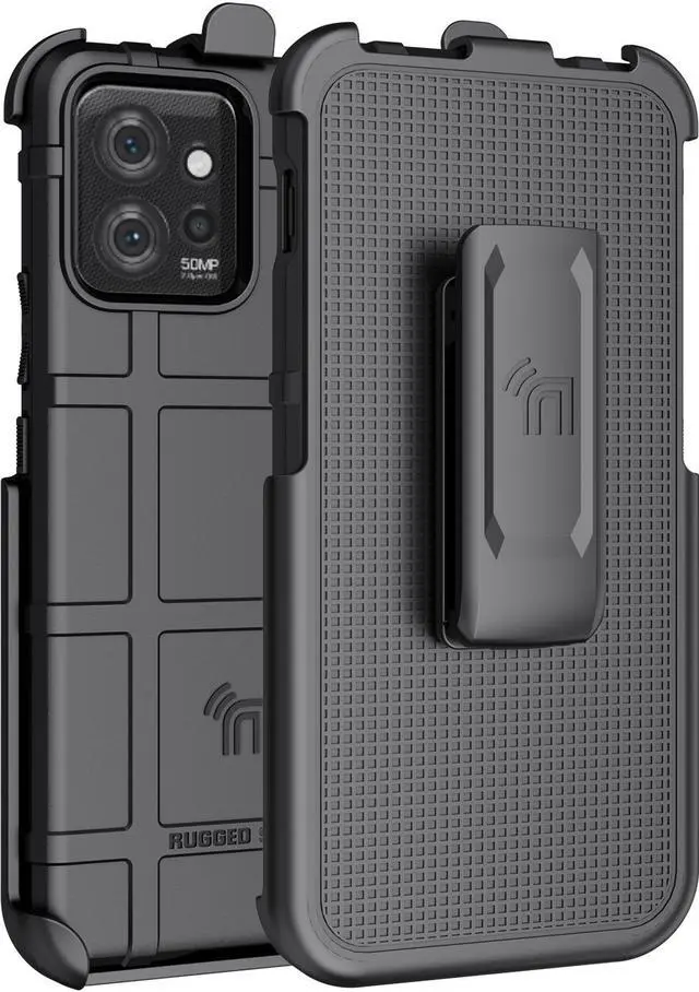 Main image of Rugged Case and Belt Clip Holster for Motorola ThinkPhone 2023 - Matte Black