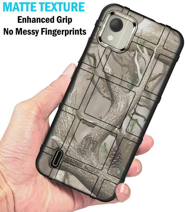 Alt view image 3 of 7 - Special Ops Tactical Rugged Shield Case for Nokia C110 Phone - Outdoor Camo