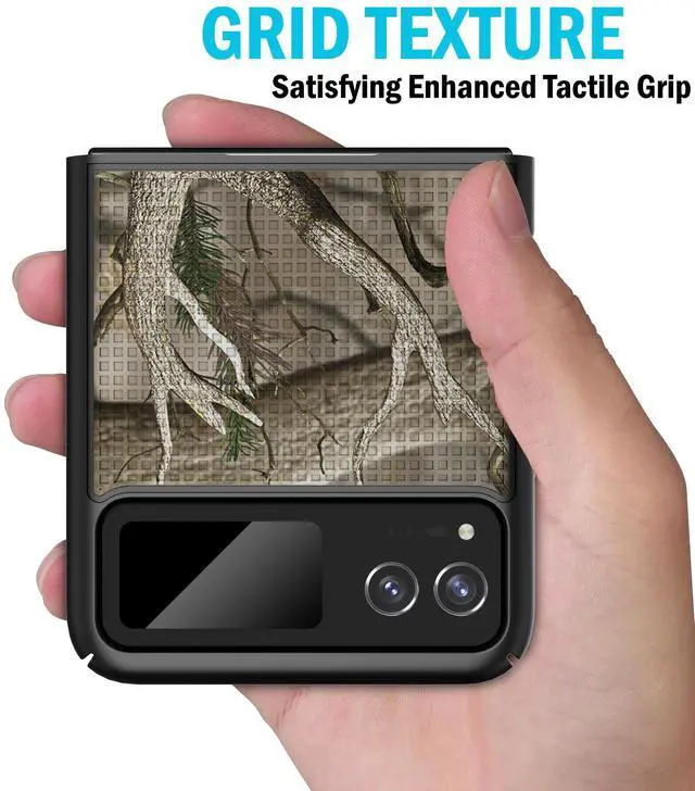 Alt view image 3 of 7 - Outdoor Camouflage Hard Case Camo Cover for Motorola RAZR 2023 (aka RAZR 40)