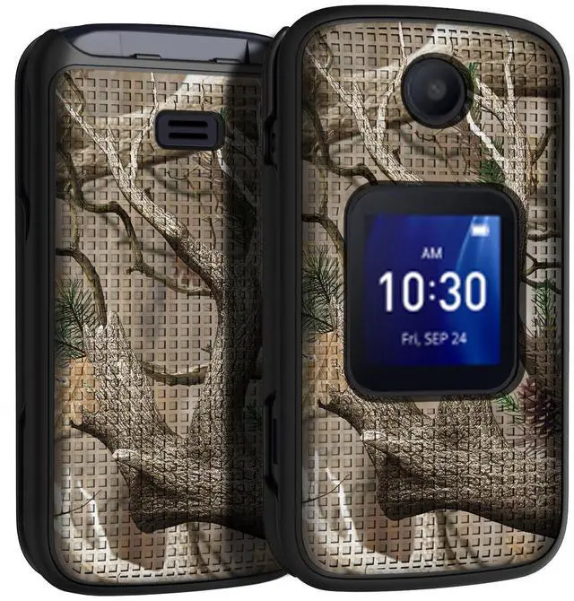 Main image of Outdoor Camo Real Woods Tree Case Hard Cover for Alcatel Go Flip 4, TCL FLIP Pro