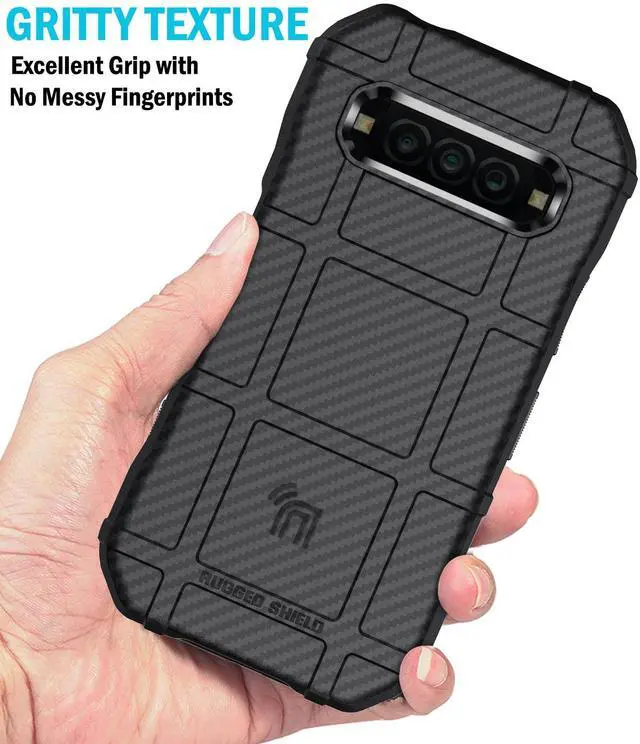 Alt view image 3 of 7 - Special Ops Rugged Shield Case for Kyocera DuraForce Pro 3 - Black Carbon Fiber