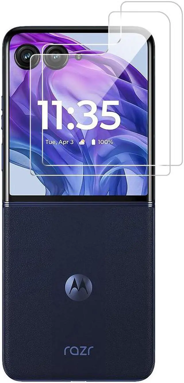 Alt view image 6 of 7 - 2X Tempered Glass Screen Protector for Motorola RAZR+ 2024/2025, RAZR ULTRA 2025