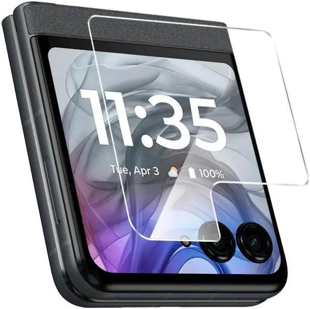 Main image of 2X Tempered Glass Screen Protector 9H Crack Saver for Motorola RAZR 2024/2025