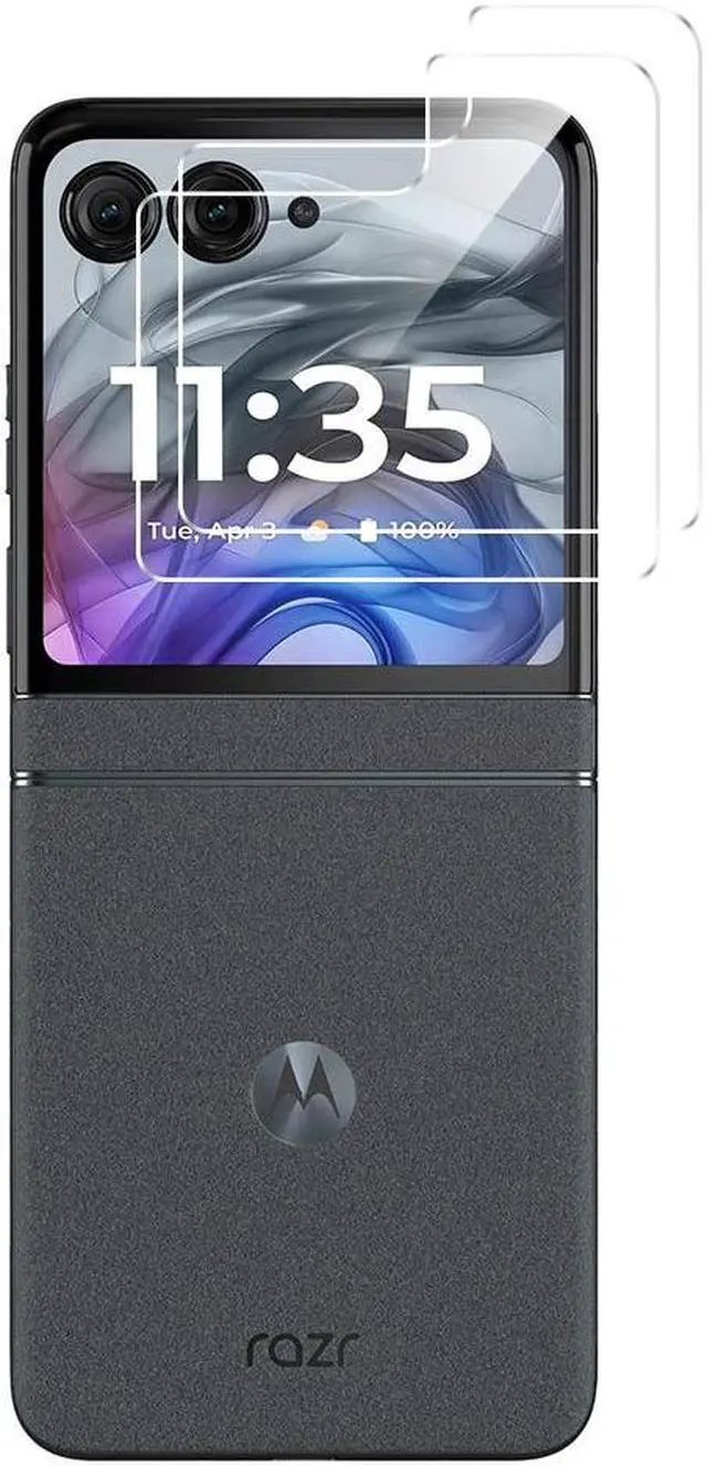 Alt view image 6 of 7 - 2X Tempered Glass Screen Protector 9H Crack Saver for Motorola RAZR 2024/2025