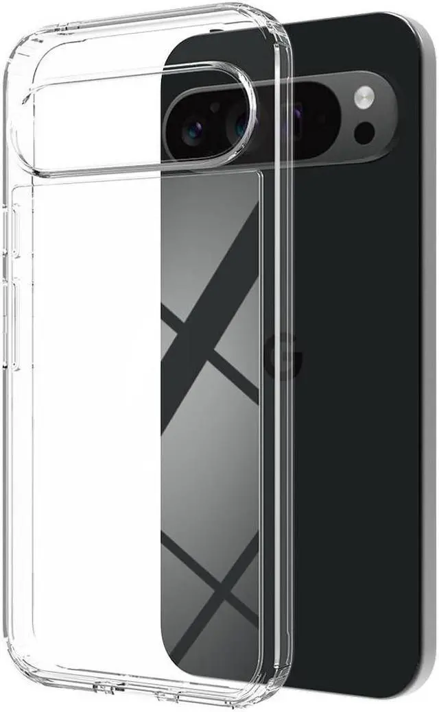 Alt view image 2 of 7 - AquaFlex Anti-Shock Clear Case Slim Cover for Google Pixel 9 Pro XL
