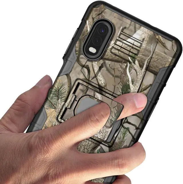 Alt view image 3 of 7 - Outdoor Camo Tree Real Woods Case Cover for Samsung Galaxy XCover Pro (SM-G715)