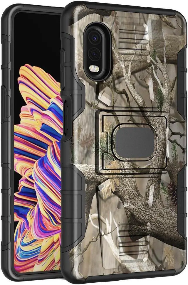 Main image of Outdoor Camo Tree Real Woods Case Cover for Samsung Galaxy XCover Pro (SM-G715)