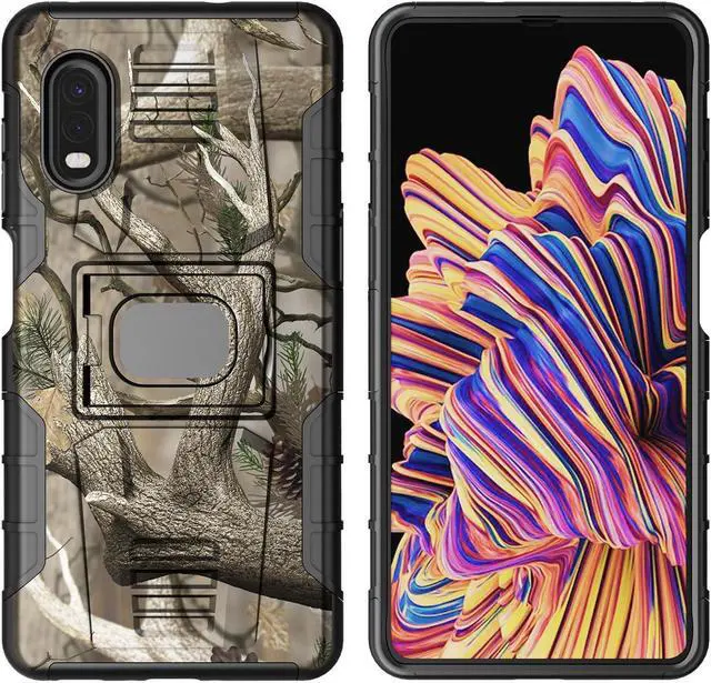 Alt view image 2 of 7 - Outdoor Camo Tree Real Woods Case Cover for Samsung Galaxy XCover Pro (SM-G715)