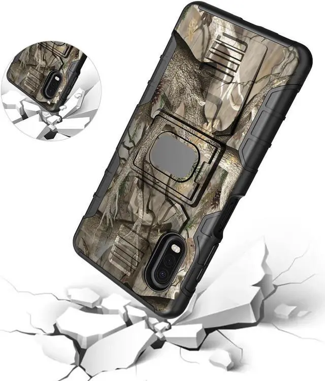 Alt view image 5 of 7 - Outdoor Camo Tree Real Woods Case Cover for Samsung Galaxy XCover Pro (SM-G715)