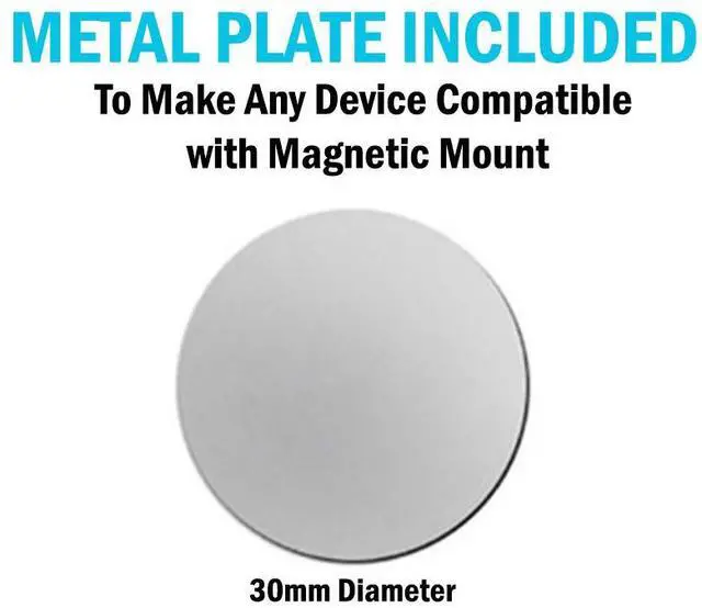 Alt view image 6 of 6 - UNIVERSAL MAGNET CAR MOUNT AC VENT MAGNETIC HOLDER FOR CELL PHONE