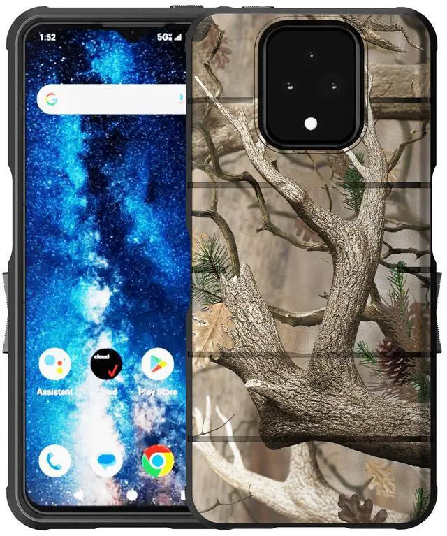 Alt view image 2 of 7 - Case for Sonim XP Pro 5G Phone X800 2024 - Bush Camo (Compatible with Magsafe)