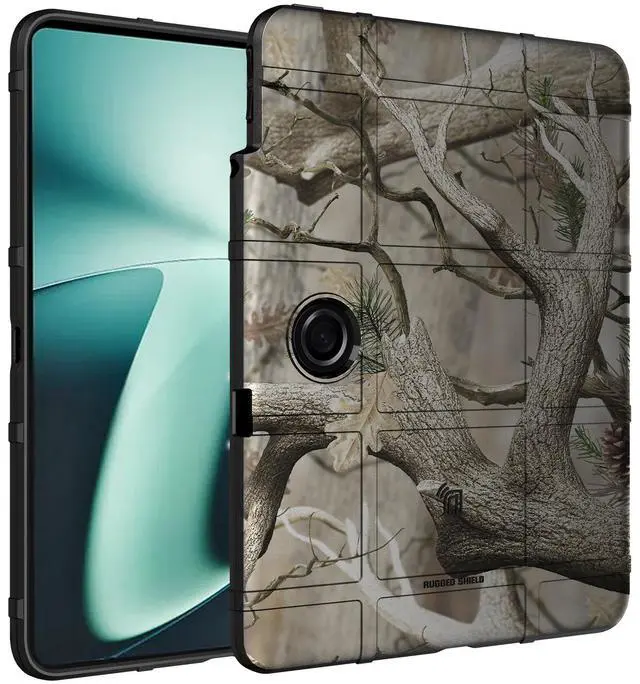 Alt view image 2 of 7 - Rugged Shield Case for OnePlus Pad Tablet (with Stylus Holder) - Bush Camo
