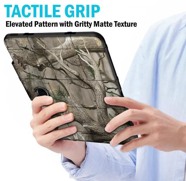 Alt view image 3 of 7 - Rugged Shield Case for OnePlus Pad Tablet (with Stylus Holder) - Bush Camo