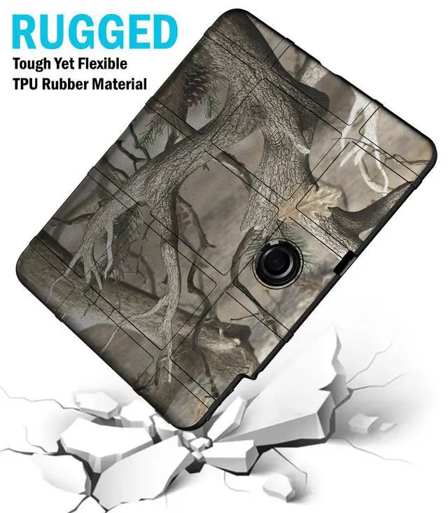 Alt view image 7 of 7 - Rugged Shield Case for OnePlus Pad Tablet (with Stylus Holder) - Bush Camo