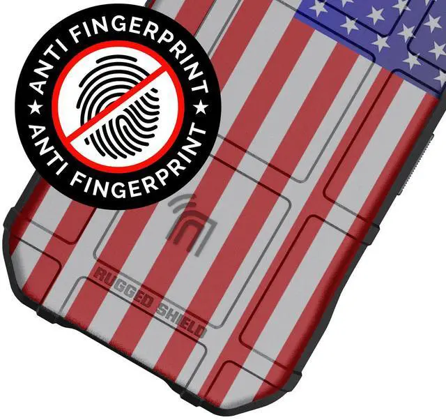 Alt view image 5 of 7 - Special Ops Tactical Rugged Shield Case for Kyocera DuraForce Pro 3 - USA Flag