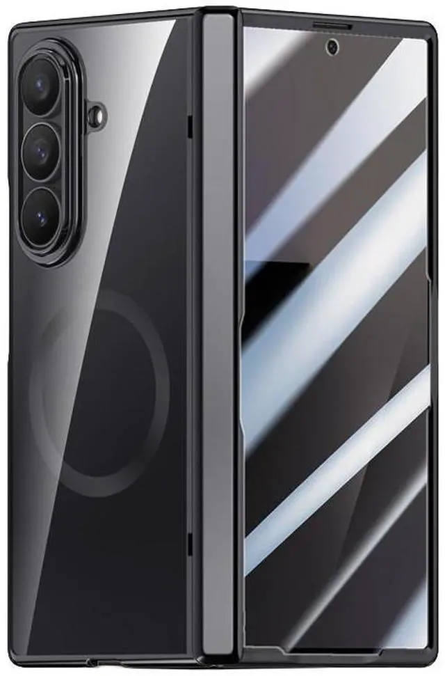 Alt view image 2 of 7 - Screen Protect Case for Samsung Galaxy Z Fold 7 - Compatible with MagSafe, Black